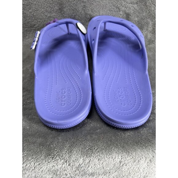 New Crocs Men’s 11 Digital Violet Classic Flip Flop Sandal/- 207713-5PY Beachy - Picture 5 of 7